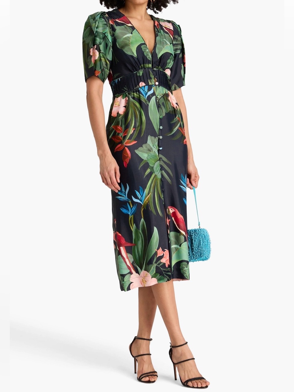 FARM RIO Printed Midi Dress